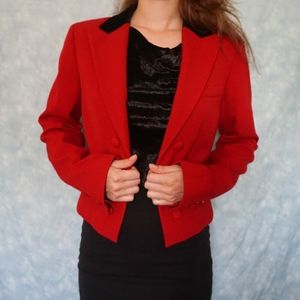 Cherry Red Blazer